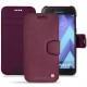 Housse cuir Samsung Galaxy A5 (2017) - Prune vintage ( Pantone 512C ) 
