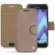 Samsung Galaxy A5 (2017) leather case - Taupe vintage ( Pantone 7530C ) 