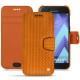 Samsung Galaxy A5 (2017) leather case - Abaca arancio