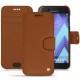 Samsung Galaxy A5 (2017) leather case - Marron ( Nappa - Pantone 1615C ) 