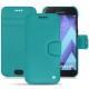 Samsung Galaxy A5 (2017) leather case - Bleu fluo