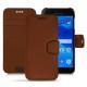 Custodia in pelle Samsung Galaxy A3 (2017) - Marron PU