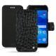 Custodia in pelle Samsung Galaxy A3 (2017) - Autruche nero