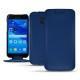 Samsung Galaxy A3 (2017) leather case - Bleu Océan PU