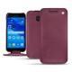 Custodia in pelle Samsung Galaxy A3 (2017) - Prune vintage ( Pantone 512C ) 