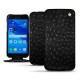 Funda de piel Samsung Galaxy A3 (2017) - Autruche nero