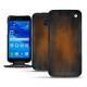 Housse cuir Samsung Galaxy A3 (2017) - Marron Patine