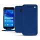 Samsung Galaxy A3 (2017) leather case - Bleu océan ( Nappa - Pantone 293C ) 