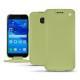 Housse cuir Samsung Galaxy A3 (2017) - Vert olive ( Nappa - Pantone 578U ) 