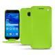 Lederschutzhülle Samsung Galaxy A3 (2017) - Vert fluo