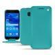 Custodia in pelle Samsung Galaxy A3 (2017) - Bleu fluo