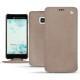 Funda de piel HTC U Ultra - Taupe vintage ( Pantone 7530C ) 
