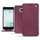 Custodia in pelle HTC U Ultra - Prune vintage ( Pantone 512C ) 
