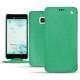 Funda de piel HTC U Ultra - Menthe vintage ( Pantone 562C ) 