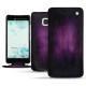 Housse cuir HTC U Ultra - Violet Patine