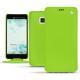 Custodia in pelle HTC U Ultra - Vert fluo