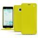 가죽 커버 HTC U Ultra - Jaune fluo