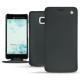 HTC U Ultra leather case - Blu marino
