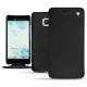 Custodia in pelle HTC U Ultra - Negre poudro