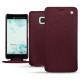 가죽 커버 HTC U Ultra - Lie de vin ( Pantone 5115C ) 