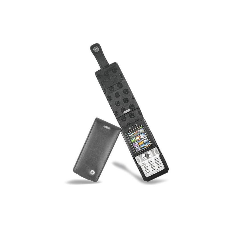 Funda de piel Sony Ericsson K550  - Noir ( Nappa - Black ) 