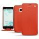 Housse cuir HTC U Ultra - Papaye ( Pantone 180C ) 