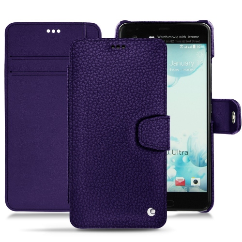 Custodia in pelle HTC U UltraCobalt ( Pantone #2b253f ) 