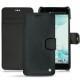 Housse cuir HTC U Ultra - Dark vintage ( Roughtcut - Black#5256 ) 