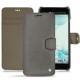 Funda de piel HTC U Ultra - Acier vintage ( Pantone 403C ) 