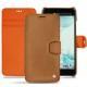 Custodia in pelle HTC U Ultra - Mandarine vintage ( Pantone 165C ) 
