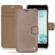 Housse cuir HTC U Ultra - Taupe vintage ( Pantone 7530C ) 