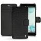 Housse cuir HTC U Ultra - Autruche nero