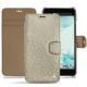 Custodia in pelle HTC U Ultra - Autruche desert