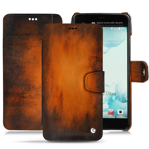 Funda de piel HTC U UltraFauve Patine