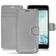 Custodia in pelle HTC U Ultra - Gris ( Nappa - Pantone W428C ) 