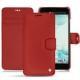 Housse cuir HTC U Ultra - Rouge ( Nappa - Pantone 199C ) 