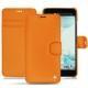 Housse cuir HTC U Ultra - Orange ( Nappa - Pantone 1495U ) 