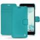 Custodia in pelle HTC U Ultra - Bleu fluo