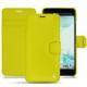 Capa em pele HTC U Ultra - Jaune fluo