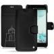 Custodia in pelle HTC U Ultra - Negre poudro