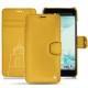 Housse cuir HTC U Ultra - Jaune soulèu