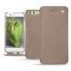Housse cuir Huawei P10 - Taupe vintage ( Pantone 7530C ) 