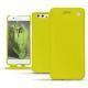 Housse cuir Huawei P10 - Jaune fluo