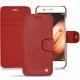 Huawei P10 leather case - Cerise vintage ( Pantone 185C ) 