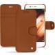 Custodia in pelle Huawei P10 - Marron ( Nappa - Pantone 1615C ) 