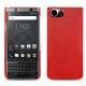 Blackberry Keyone leather cover - Tomate ( Pantone 187C ) 