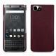Capa em pele Blackberry Keyone - Lie de vin ( Pantone 5115C ) 