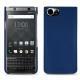 Lederschutzhülle Blackberry Keyone - Bleu Océan PU
