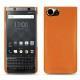 レザーケース Blackberry Keyone - Orange PU
