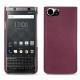 レザーケース Blackberry Keyone - Prune vintage ( Pantone 512C ) 